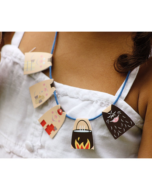 Pirouette Cacahouète Le Mie Collane da Favola - Collane in carta riciclata Kit Fai Da Te