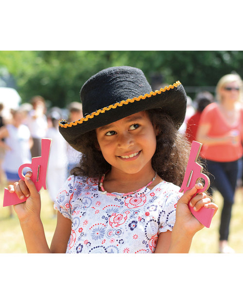 Pirouette Cacahouète Le Mie Piccole Colts Rosa - Cartone Riciclato (4 pezzi) Travestimenti