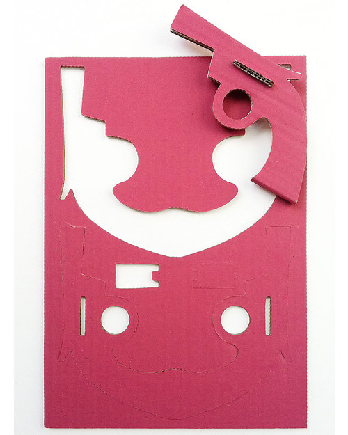 Pirouette Cacahouète Le Mie Piccole Colts Rosa - Cartone Riciclato (4 pezzi) Travestimenti