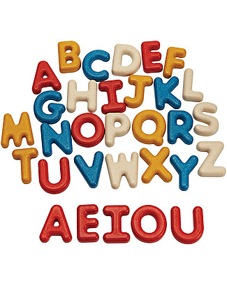 PlanToys Alfabeto con Lettere Maiuscole - Gioco Educativo Giochi Creativi