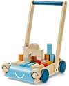 PlanToys Baby Walker - Collezione Orchard - Azzurro - Incoraggia a camminare! Carrello Primi Passi