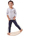 PlanToys Balance Board in Legno - Esercizio per Bimbi Dai 3 Anni Giochi di Equilibrio_