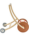 PlanToys Carrello Primi Passi e Sonaglio in Legno, Roll n Walk Carrello Primi Passi