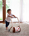 PlanToys Carrello Primi Passi e Sonaglio in Legno, Roll n Walk Carrello Primi Passi