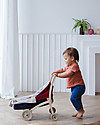 PlanToys Carrozzina per le Bambole in Legno - Fronte strada e Fronte Mamma Carrozzine per Bambole