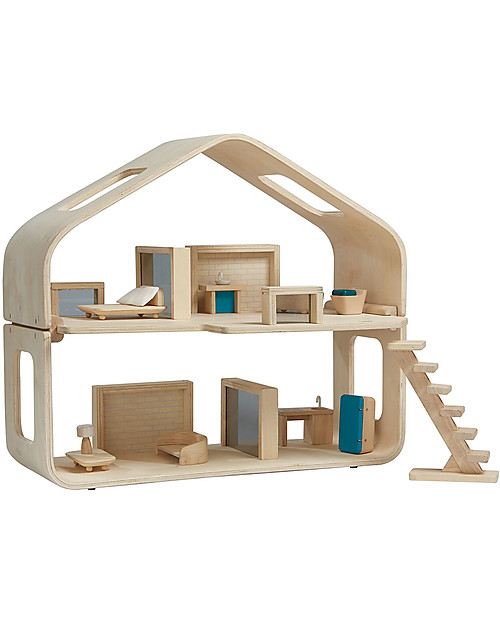 PlanToys Casa delle Bambole Contemporanea - 54x27x47 cm Case delle Bambole