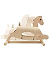 PlanToys Cavallo a Dondolo in Legno Lusitano Cavalcabili