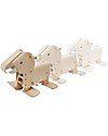 PlanToys Elefante a Dondolo in Legno Walking Elephant - Cammina come un Vero Elefante! Cavalcabili