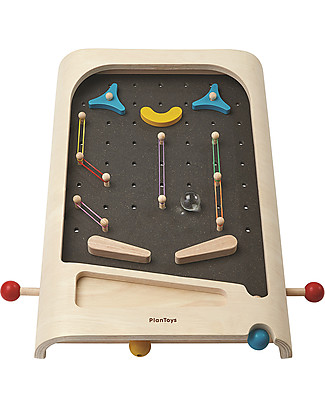 PlanToys Flipper, Legno - Posiziona gli Ostacoli Come Preferisci! Giochi da Tavolo