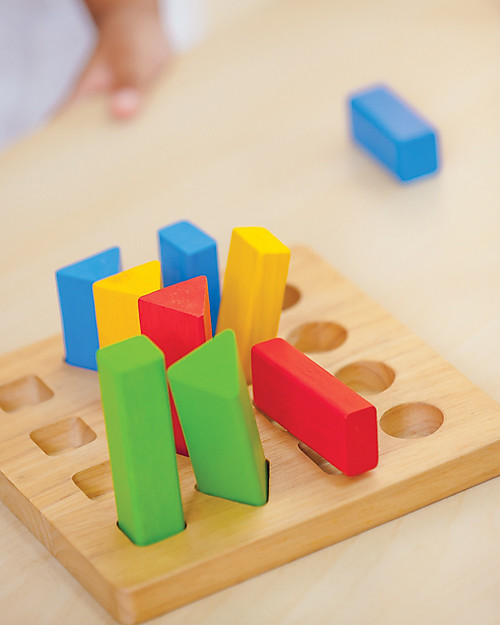 Figure Geometriche Gioco Forme Legno Gioco A Incastro Educativo In