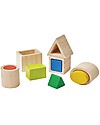 PlanToys Forme Geometriche da Incastrare in Legno - Allena la Manualità! Incastri in Legno