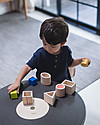 PlanToys Forme Geometriche da Incastrare in Legno - Allena la Manualità! Incastri in Legno