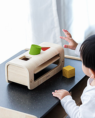 PlanToys Gioco a Incastri in Legno Formine Colorate - Divertente ed eco-friendly! Incastri In Legno