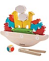 PlanToys Gioco Barca dell'Equilibrio - Bilancia gli Animali sulla Barca! Giochi Montessoriani