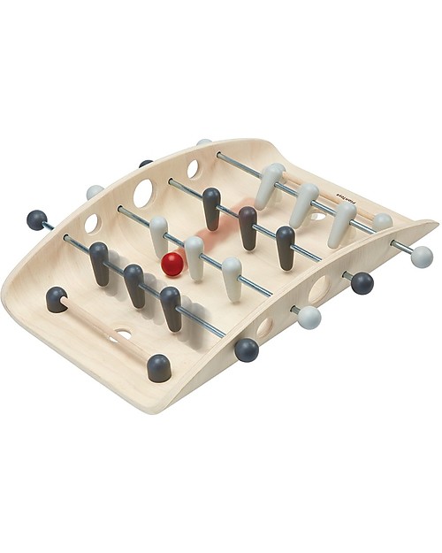 PlanToys Gioco da Tavolo in Legno, Soccer - Ecologico e divertente Giochi da Tavolo