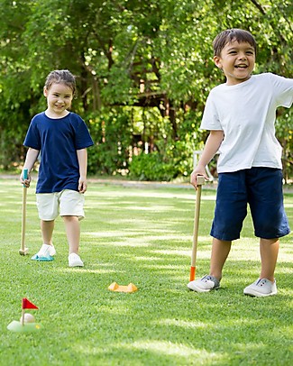 PlanToys Gioco del Mini Golf per Bambini, Set Completo - Per 2 Giocatori Giochi all'Aperto