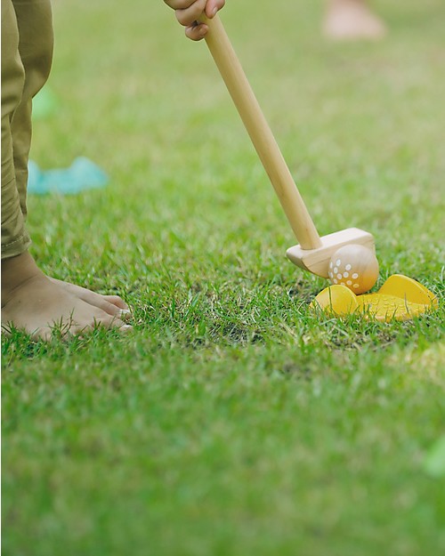 PlanToys Gioco del Mini Golf per Bambini, Set Completo - Per 2 Giocatori Giochi da Esterno_