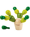 PlanToys Gioco di Equilibrio in Legno Cactus Mini, 1-2 giocatori - Ecologico e divertente! Giochi Creativi