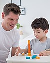 PlanToys Gioco di Equilibrio - Non far Cadere i Blocchi! Costruzioni in Legno