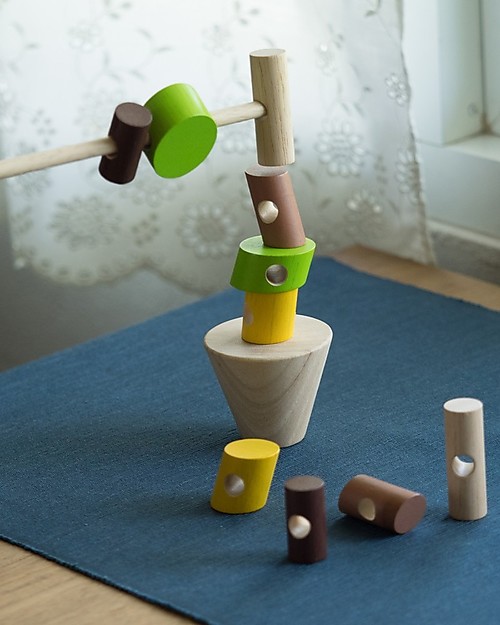 PlanToys Gioco di Equilibrio - Non far Cadere i Blocchi! Giochi da Tavolo