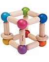 PlanToys Gioco in Legno Cubo Sonaglio - Ecologico Sonagli di Legno