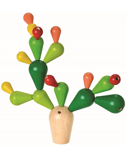 PlanToys Gioco in Legno L'Equilibrio del Cactus - Crea la tua strategia vincente Giochi da Tavolo