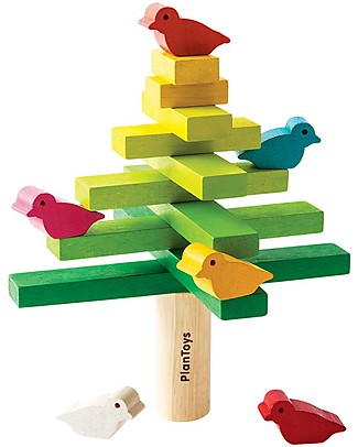 PlanToys Gioco in Legno L'Equilibrio dell'Albero - Crea la tua strategia vincente! Construzioni In Legno
