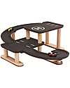 PlanToys Gioco in Legno Race and Play Parking Garage - Diverte e sviluppa la fantasia Macchine e Trenini  in Legno