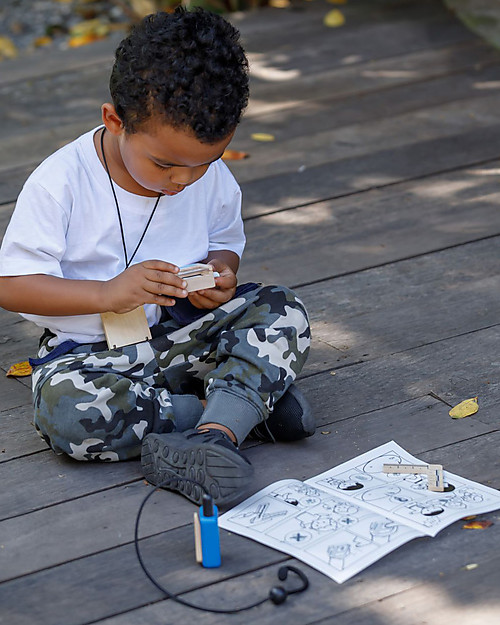 PlanToys Kit Agente Segreto - Incoraggia la Creatività Kit Fai Da Te