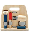 PlanToys Kit da Carpentiere - Incoraggia la Creatività Attrezzi in Legno