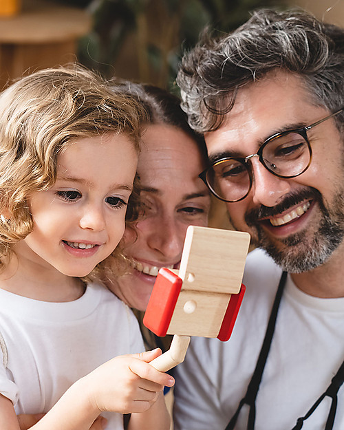 PlanToys Kit da Vlogger (Video Blogger) in Legno - Incoraggia il Talento Artistico Far finta di