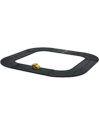 PlanToys La mia Prima Pista da Corsa - Diverte e sviluppa la fantasia Macchine e Trenini in Legno