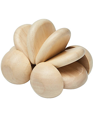 PlanToys Macchinina in Legno Natural e Sonaglio - Eco-friendly e Divertente! Macchine e Trenini in Legno