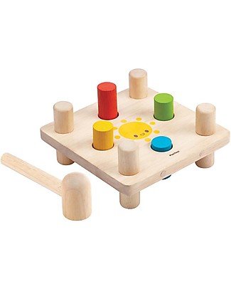 PlanToys Martello Colpisci Pioli in Legno - Divertimento senza Fine! Incastri In Legno
