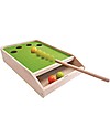PlanToys Mini Biliardo in Legno - Sfida i Tuoi Amici! Giochi da Tavolo