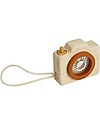 PlanToys Mini Macchina Fotografica in Legno con Lente Caleidoscopio - Incanta e Diverte! Far finta di