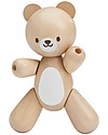 PlanToys Orsetto Snodato in Legno - Ecologico e Dolcissimo! Animali in Legno
