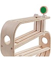 PlanToys Pista per Macchinine in Legno - Veicoli Inclusi! Macchine e Trenini  in Legno