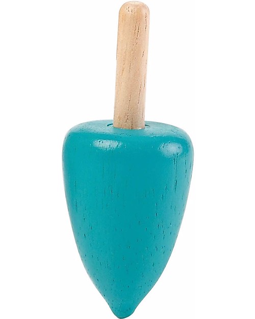 PlanToys Quattro Trottole in Legno - Divertenti ed Eco-Friendly Giochi Creativi
