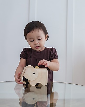 PlanToys Salvadanaio in Legno Elefante Salvadanai_