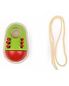 PlanToys Scarpa Giocattolo in Legno - Insegna ad Allacciare le Scarpe Giochi Montessoriani