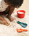 PlanToys Set da Spiaggia: Secchiello, Paletta e Rastrello - Materiale 100% Sostenibile Giochi da Spiaggia