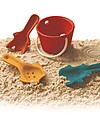 PlanToys Set da Spiaggia: Secchiello, Paletta e Rastrello - Materiale 100% Sostenibile Giochi da Spiaggia