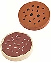PlanToys Set di Alzatina con Dolci in Legno - Incoraggia la collaborazione Cibo Giocattolo