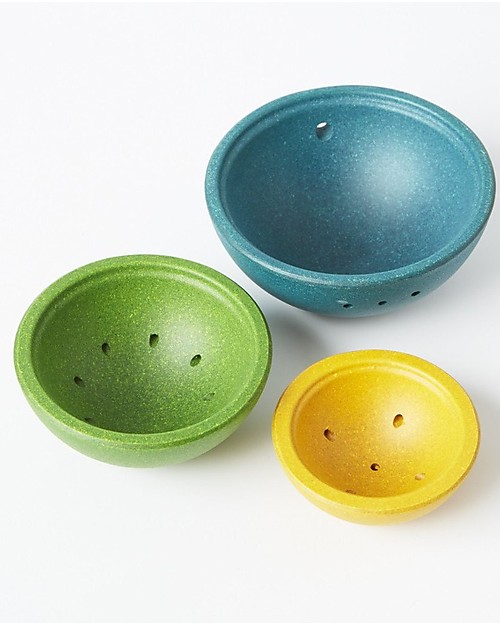 PlanToys Set di Fontanelle, 13x13x5,8 cm - Gioco da Bagno Eco-Sostenibile! Giochi da Spiaggia