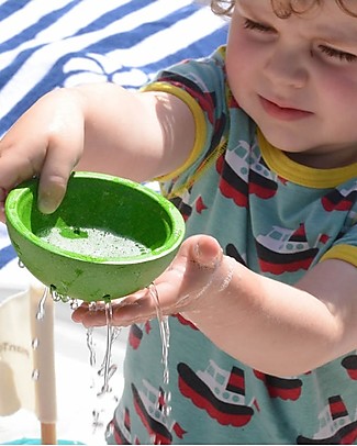 PlanToys Set di Fontanelle, 13x13x5,8 cm - Gioco da Bagno Eco-Sostenibile! Giochi Da Spiaggia_