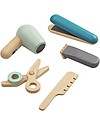 PlanToys Set Gioco in Legno Borsa da Parrucchiere Far finta di
