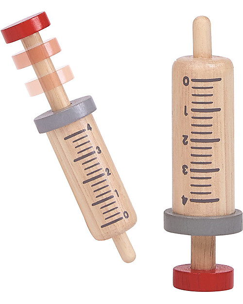 PlanToys Set Gioco in Legno Borsa del Veterinario Far finta di