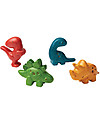 PlanToys Set Gioco in Legno Dinosauri - Dai 12 mesi - Divertente ed ecologico! Animali in Legno