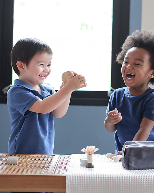 PlanToys Set Gioco in Legno Facciamo la Barba - Divertente ed ecologico! Far finta di